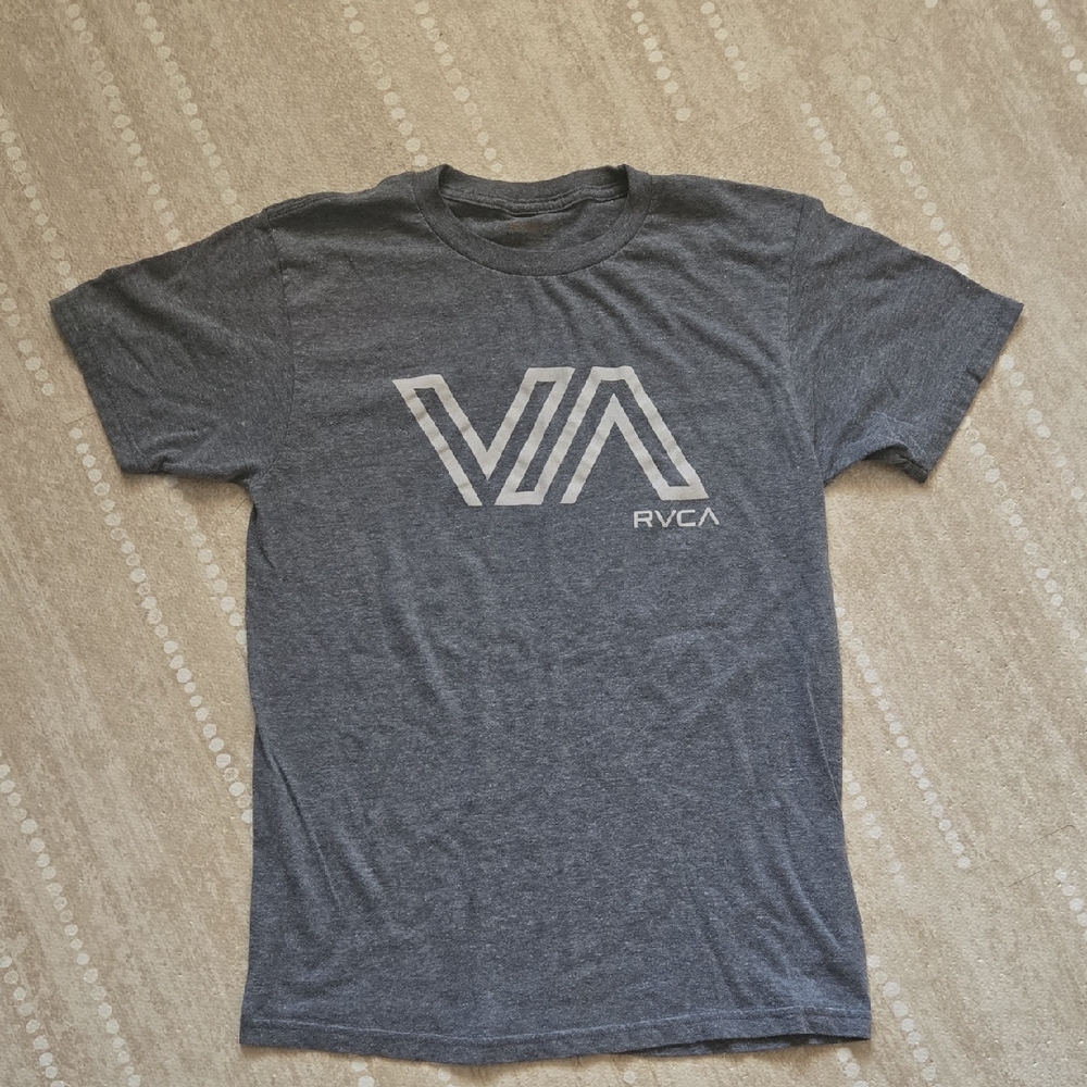 RVCA Gray Short Sleeve Tee